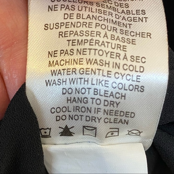 House of Harlow 1960 Long Sleeve Ruched Skirt Button Front Metallic Lurex Dress - Picture 11 of 13